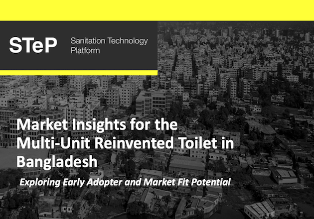 New Report: Market insights for the multi-unit reinvented toilet in Bangladesh
